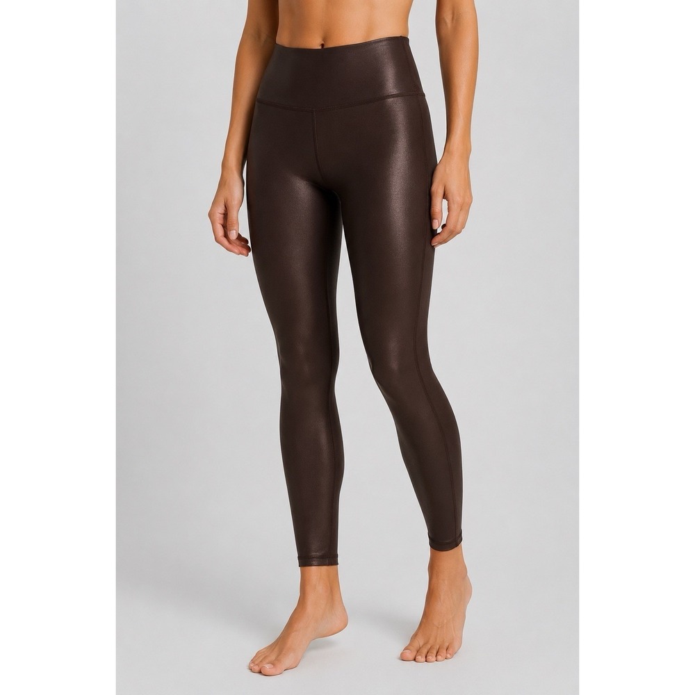 Lululemon Wunder Satin Shine Leggings Size 2 Espresso High Rise Athletic Yoga‎